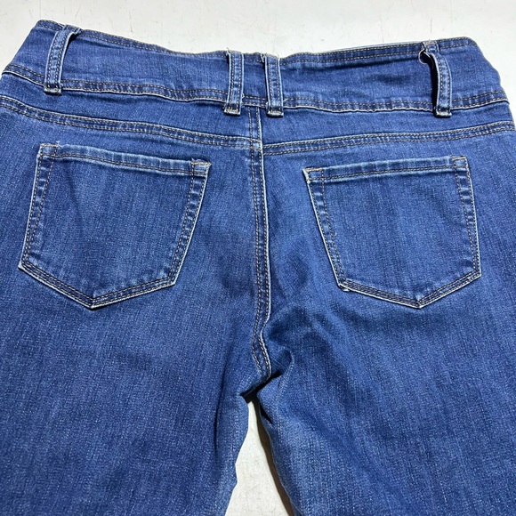 Morph Pillow Skinny Jeans Womens Sz 11 Blue Pockets High Rise Stretch - Picture 7 of 7